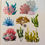 Thumbnail: Ocean Beach Collage Pieces Fabric Panel Patches Appliques Cotton