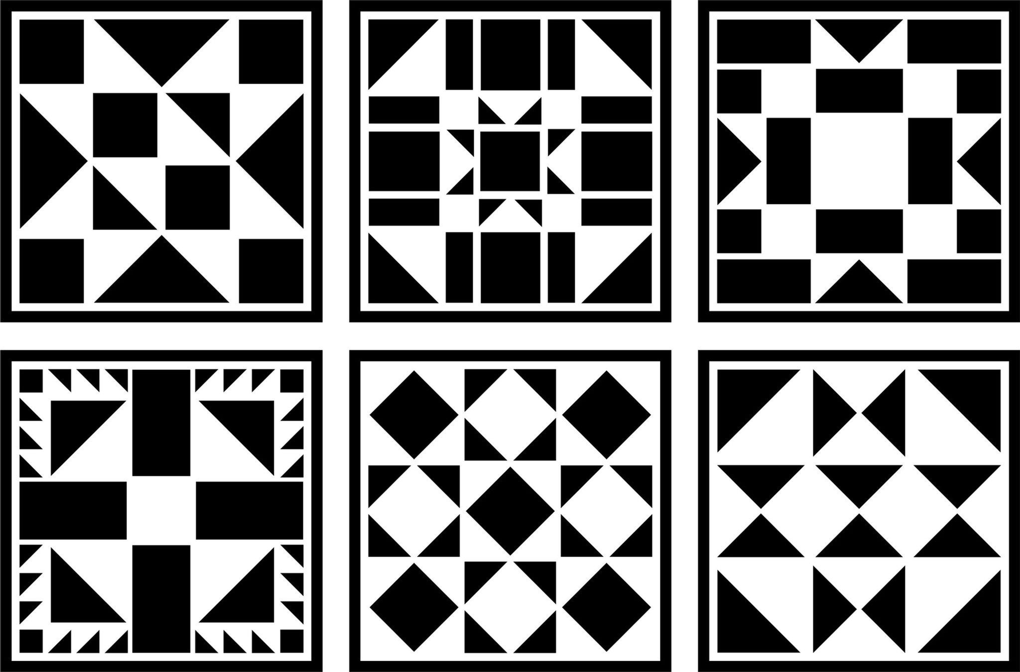 Barn Quilt Mini Set, JRV Stencil