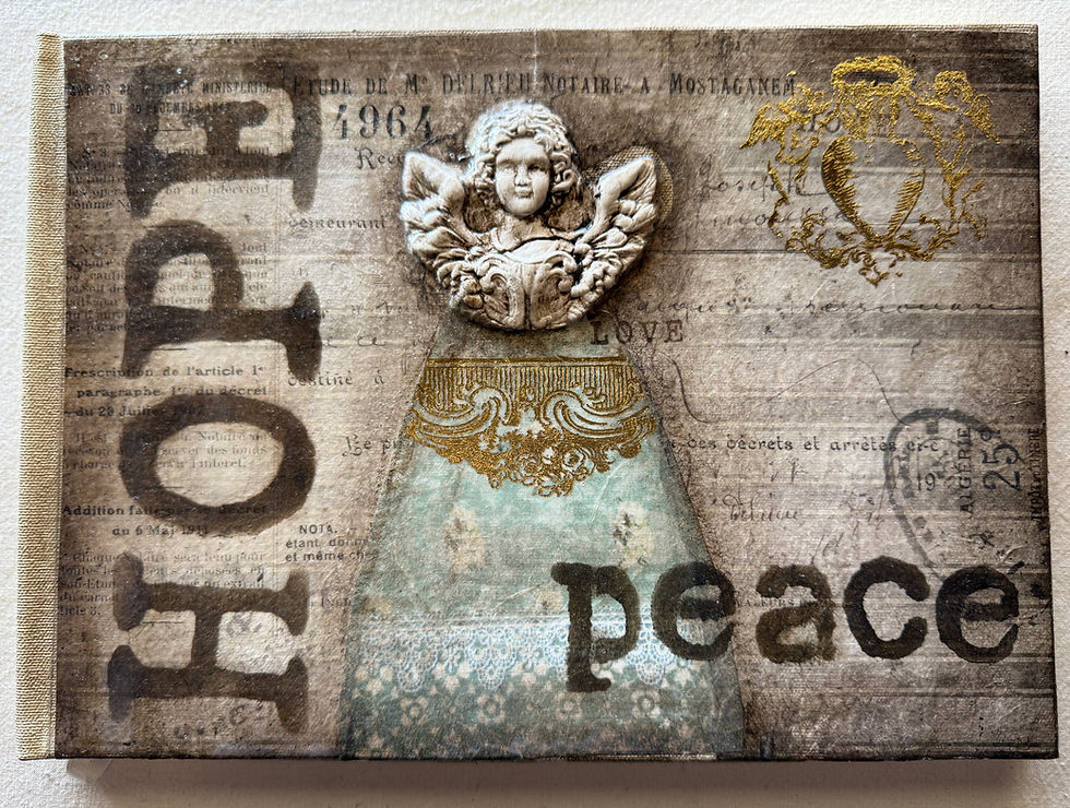 Thumbnail: Sketchbook, Hardback Journal, Mixed Media Original Art Cover