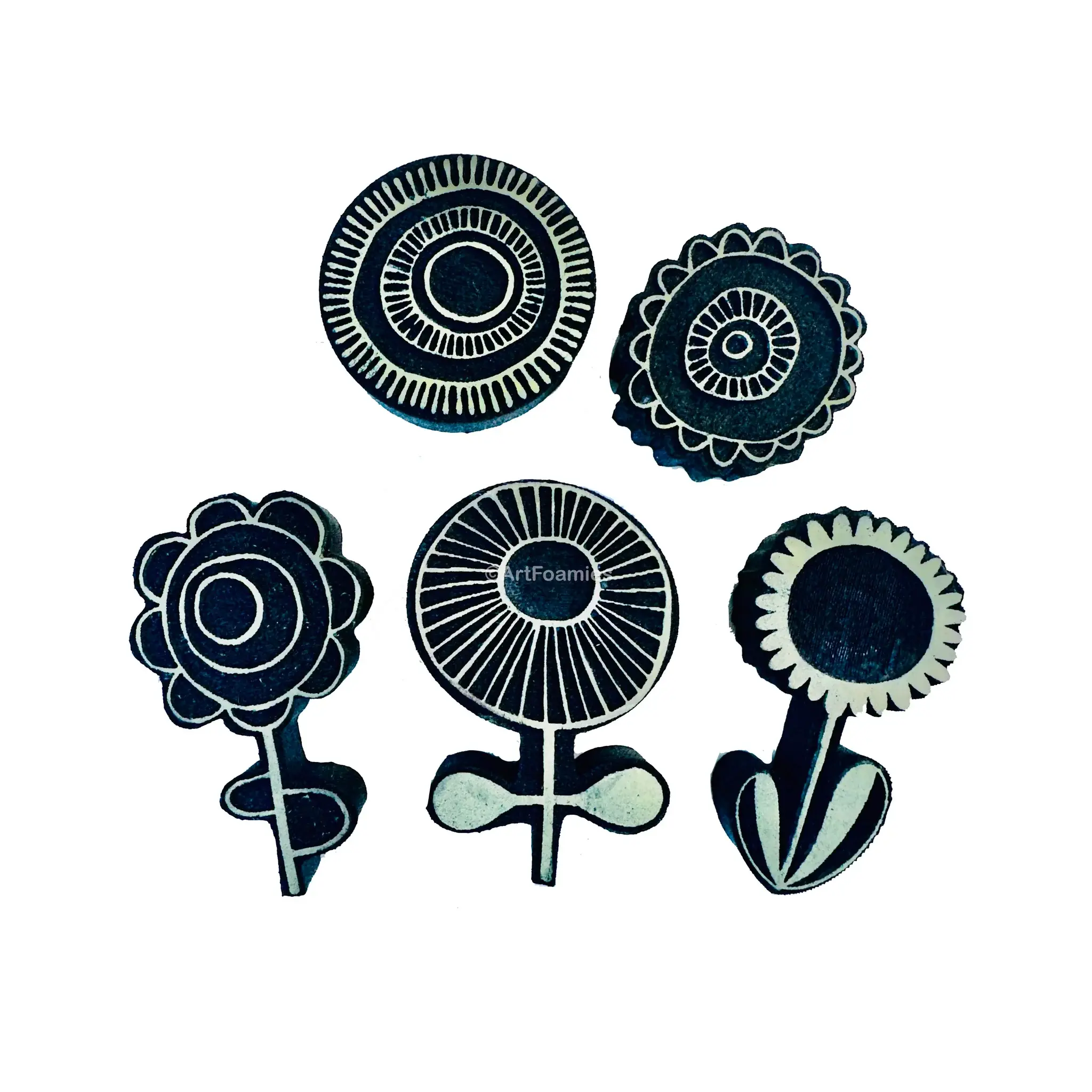 Willa's Garden, Art Foamies Stamp, Art Journal