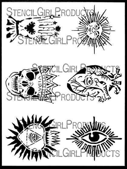 Alchemy, Stencil Girl, Art Journal, Furniture, Decor, Mixed Media