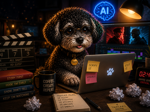 How I Made Four Book Trailers With AI and No Sleep.