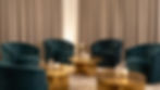 Elegant lounge area in private party venues with velvet chairs.