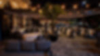 Luxury event venues with outdoor patio dining and string lights.