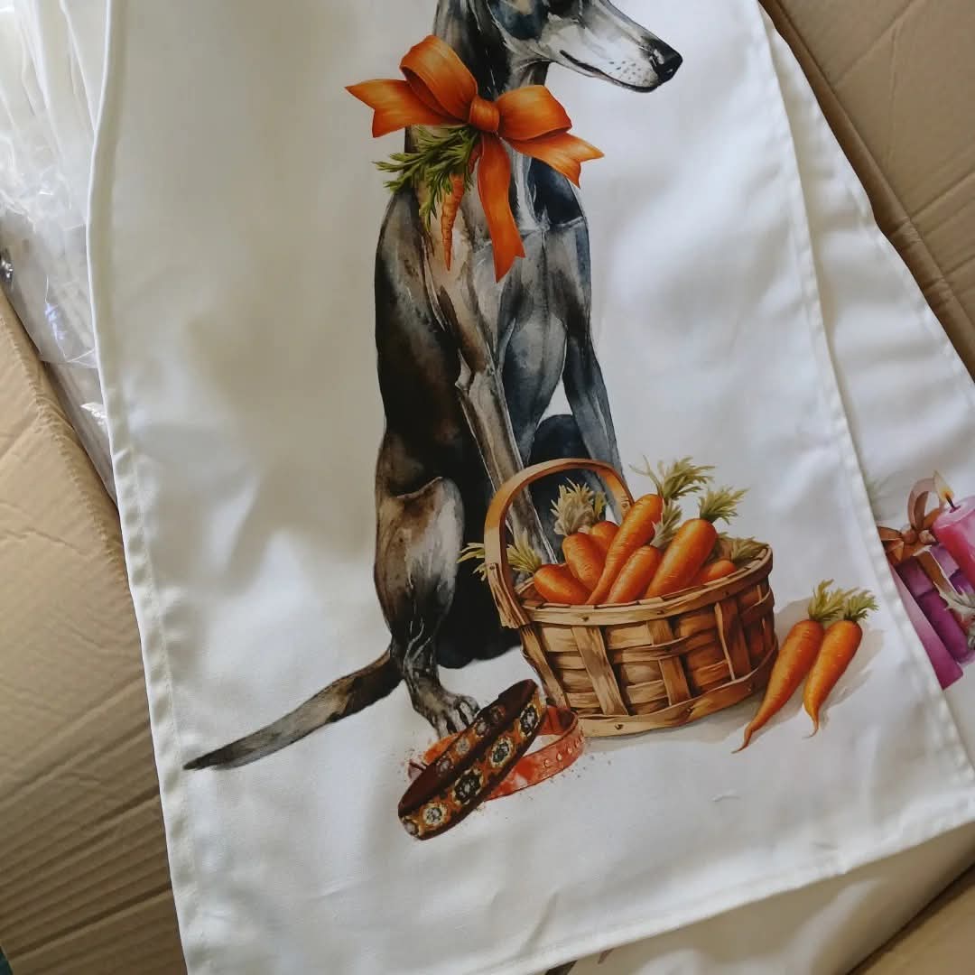 112 Carlota Galgos Charity Tea Towel