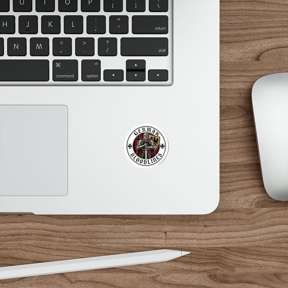 Thumbnail: German Bloodlines Medieval Knight Die-Cut Sticker 
