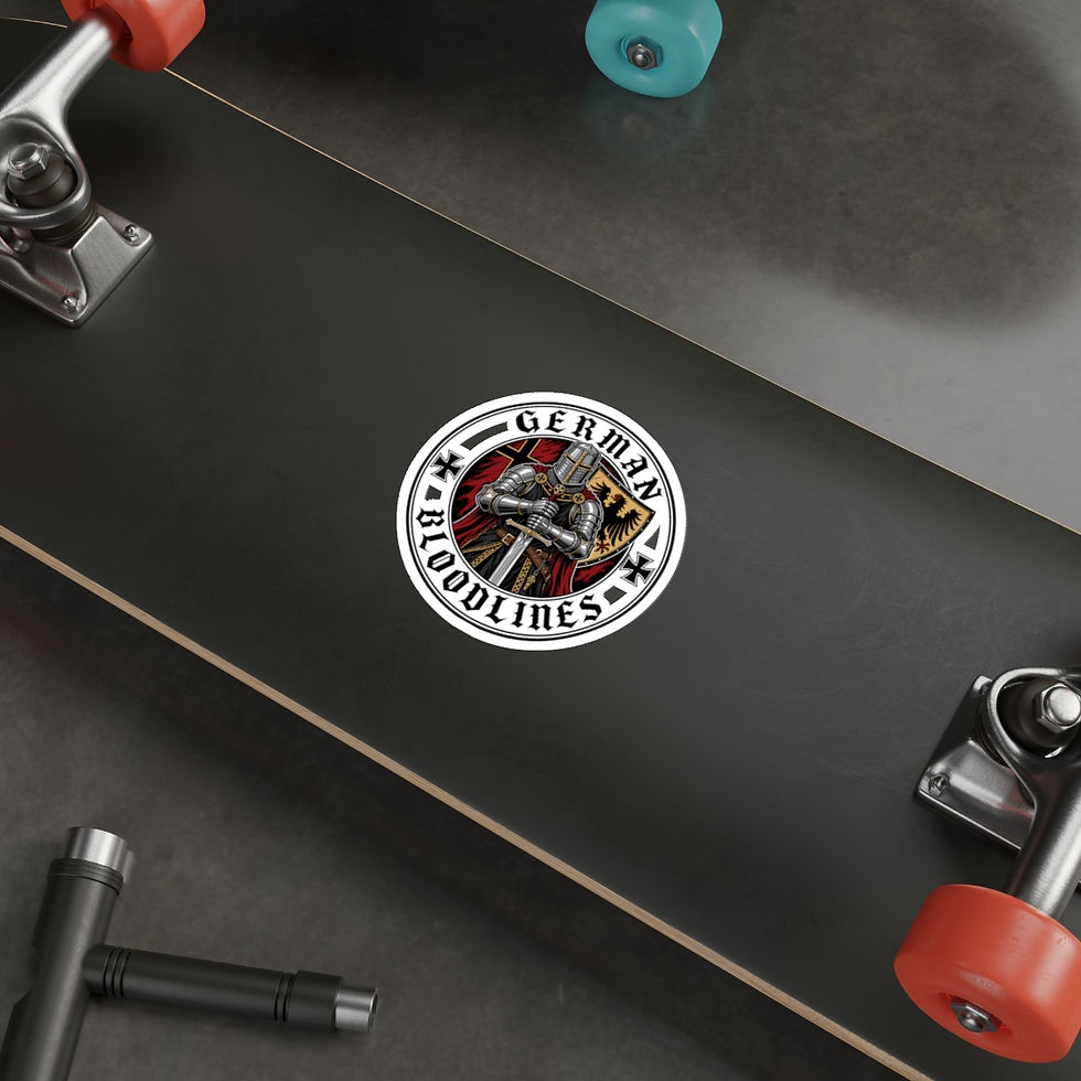 Thumbnail: German Bloodlines Medieval Knight Die-Cut Sticker 