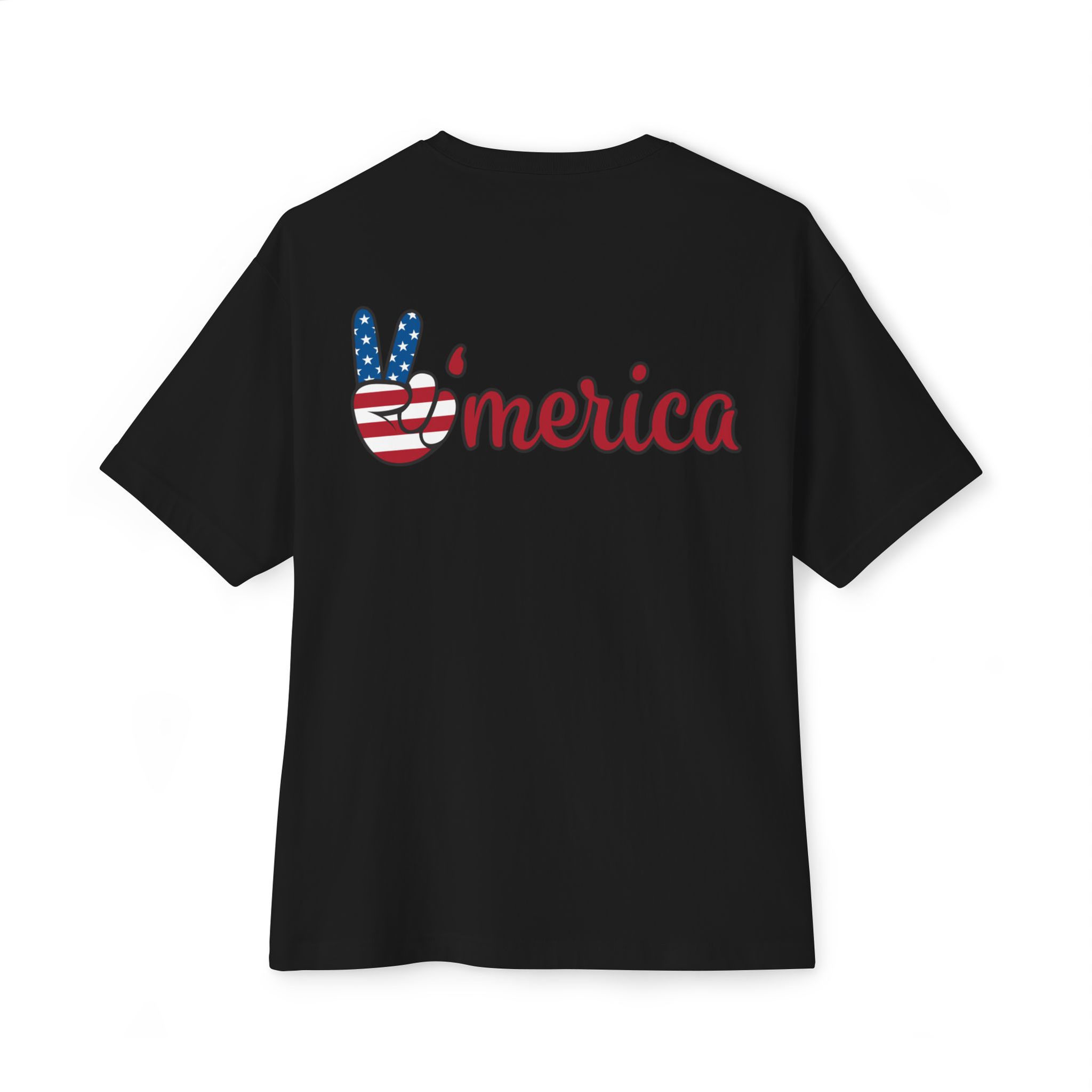 USA Graphic Unisex Oversized Tee, Music Lover Gift, Personalization
