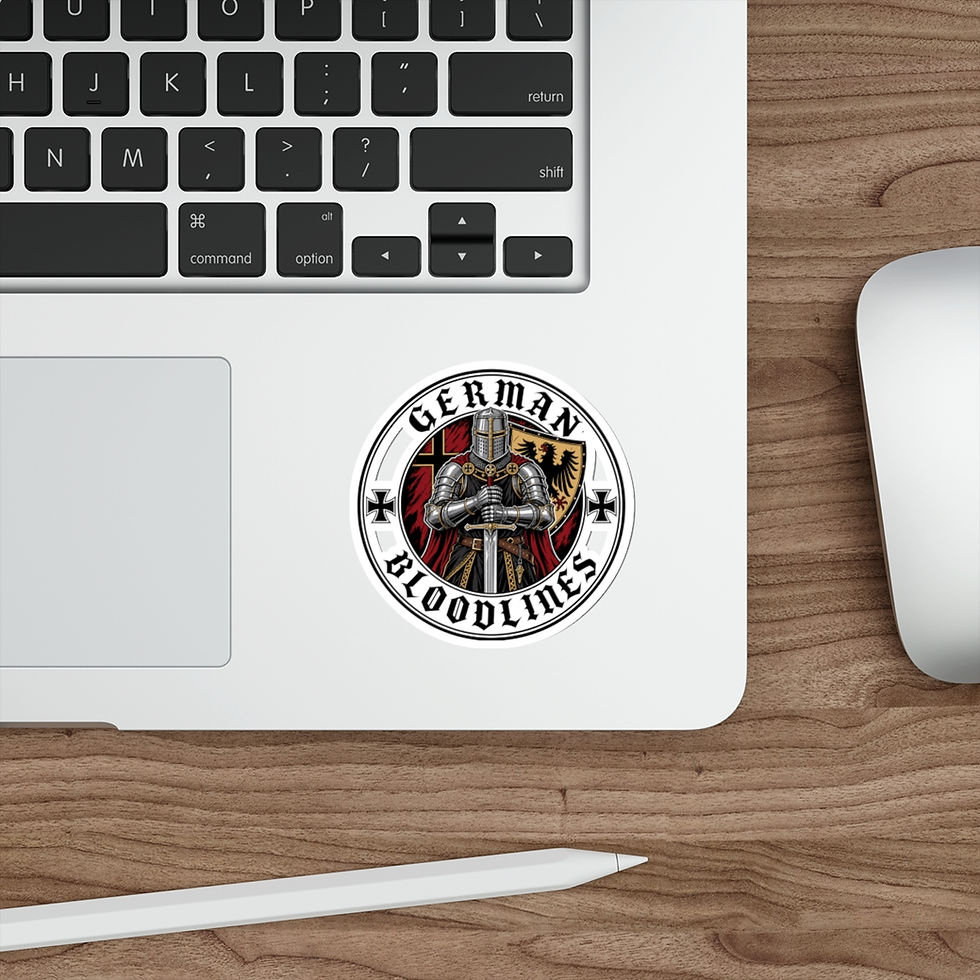 Thumbnail: German Bloodlines Medieval Knight Die-Cut Sticker 