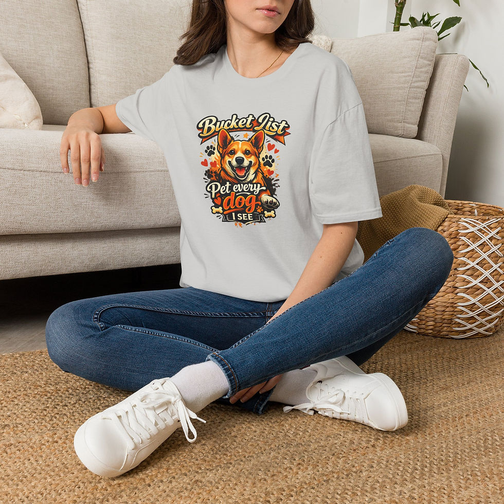 Thumbnail: Bucket List Pet Every Dog T-Shirt | Corgi Paw Print Rescue Lover Tee