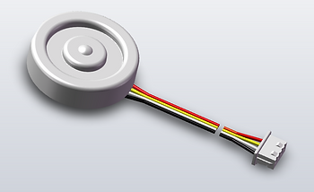 Compact, Low Deflection GBLC-FX19AO series Compression Load Cell