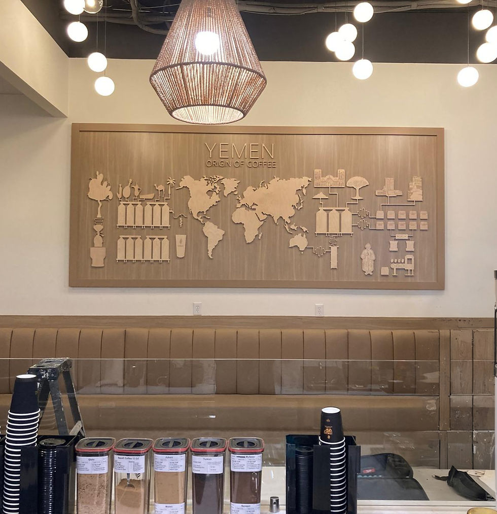 Wood Map Art