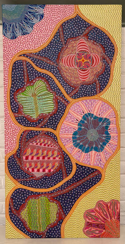 2025 50x100cm 20x40in. ink-acrylic-flashe on canvas