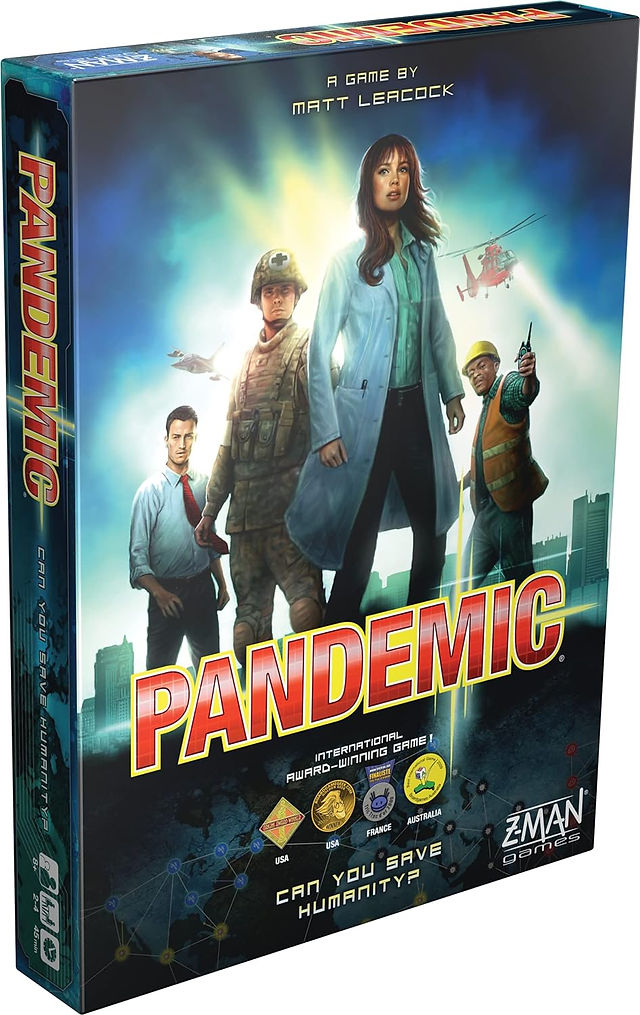 Pandemic is a challenging cooperative game where you are trying to save the world from a deathly pandemic, imagine that! Once you get the hang of the mechanics and how to win, the board game becomes plain and boring. So! Lets increase the difficulty and unpredictability with Nemesis. Nemesis is a board game on another level because there's more mechanics and gaming going on. The Nemesis board game is a semi-cooperative game where you are working "together" to kill aliens, fix the ship, and direct the ship to earth. I put together in quotations because you can purposely kill other players, blow up the ship and escape in space pods leaving everyone else for dead. Accomplishing all those things without dying and accomplishing your object is very difficult. In many instances, everyone dies and no one wins. So Enjoy! 