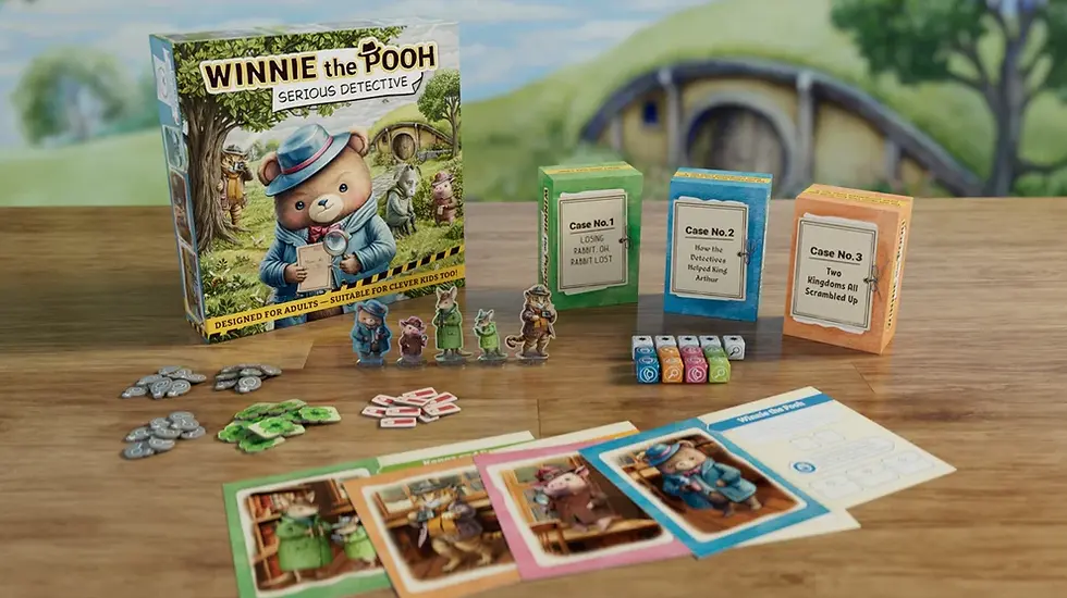 Winnie The Pooh: Serious Detective board game
