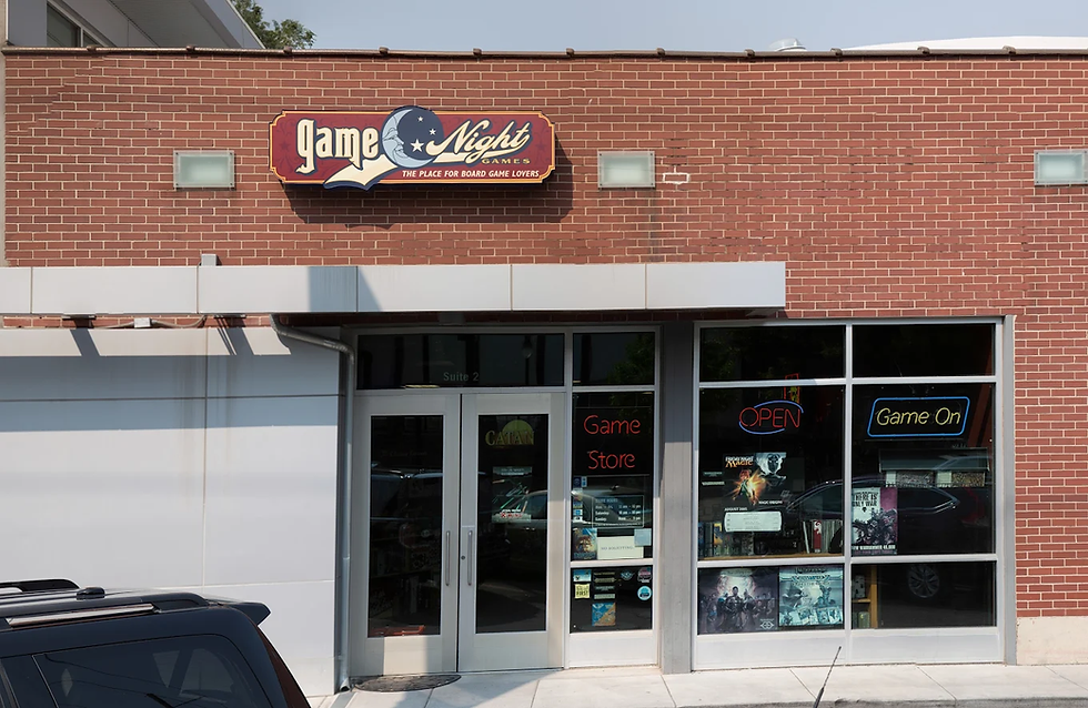 Pricing: Prices are at MSRP, with a small sale and used game section offering deals. The fair pricing and staff recommendations add value despite a smaller selection.
Physical Store: This cozy Sugar House store prioritizes community, with a dedicated backroom play area. Though smaller, it’s a “worthwhile sacrifice” for the tight-knit vibe. Parking can be limited, so plan ahead.
Catalog Size: The curated selection focuses on quality, offering modern and classic board games, card games, and accessories, though it’s smaller than larger competitors.
Best Feature: Exceptional staff service, with personalized game recommendations, makes it a standout. The play area fosters regular game nights.
Ideal For
Newcomers: Curated selection and friendly staff help beginners.
Community players: Perfect for joining game nights or meeting hobbyists.
Gift shoppers: Ideal for personalized gift recommendations.