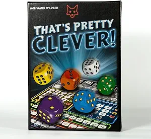I've talked a lot of crap about dice rolling throughout this post, so those who love rolling dice just to roll dice I saved this one for you.  Astonishingly, I played a lot of Yahtzee as a kid and really enjoyed trying to get the highest combinations or getting multiple Yahtzees. That's Pretty Clever takes dice rolling and creating combinations to a whole new level. With this game not only do you get to use your dice but you also get to use your opponents dice. You have to be very strategic about how you utilize your dice because 1 dice can get you multiple bonuses. Best part about this game is how cheap it is compared to all the other board games I mentioned.