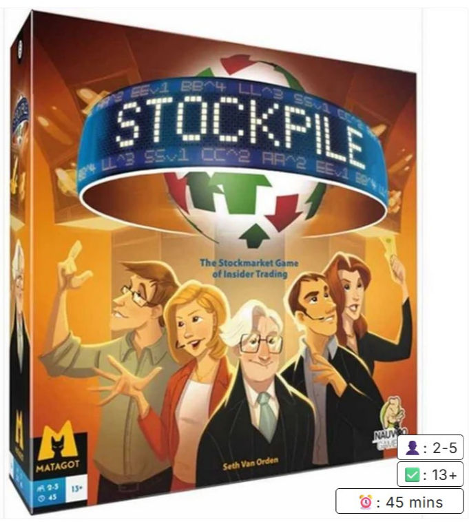Stockpile board game