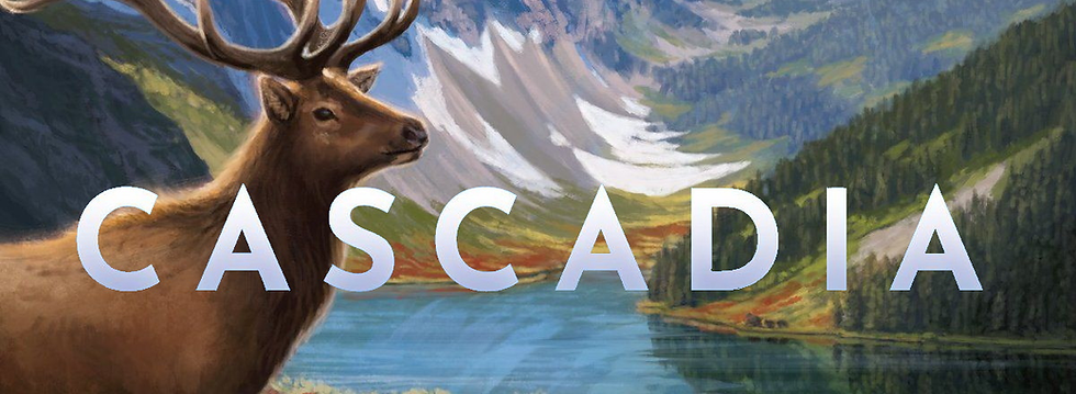 Why It’s Better Than Monopoly: Cascadia offers a relaxing yet strategic puzzle, replacing Monopoly’s cutthroat deals with harmonious tile-laying and wildlife habitat building.
Gameplay: Draft tiles and animal tokens to create habitats (forests, rivers, mountains) and arrange animals for scoring patterns. Balance habitat growth with animal goals.
Why It Shines: Beautiful art, simple rules, and variable scoring cards make it approachable yet replayable. It’s perfect for a chill game night.
Playtime: ~30–45 minutes | Player Count: 1–4 | Best For: Nature lovers and fans of calm strategy.