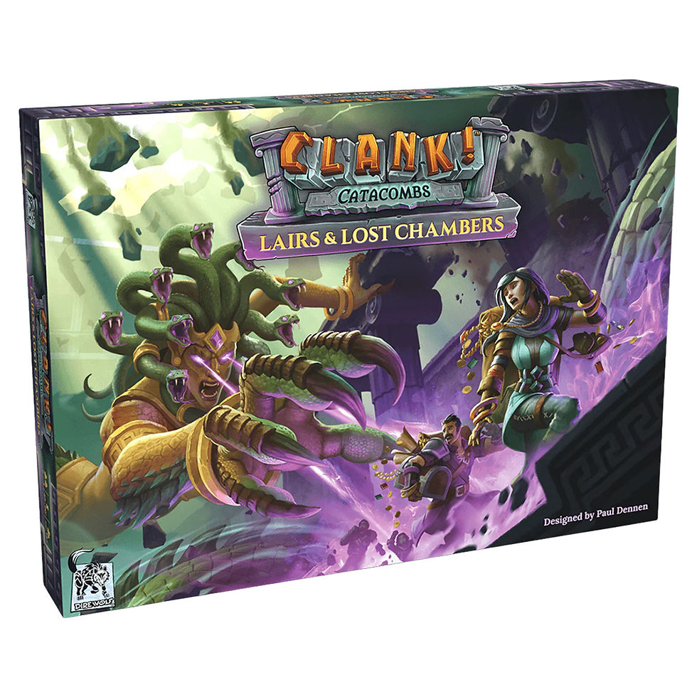 Clank! Catacombs: Lairs And Lost Chambers board game