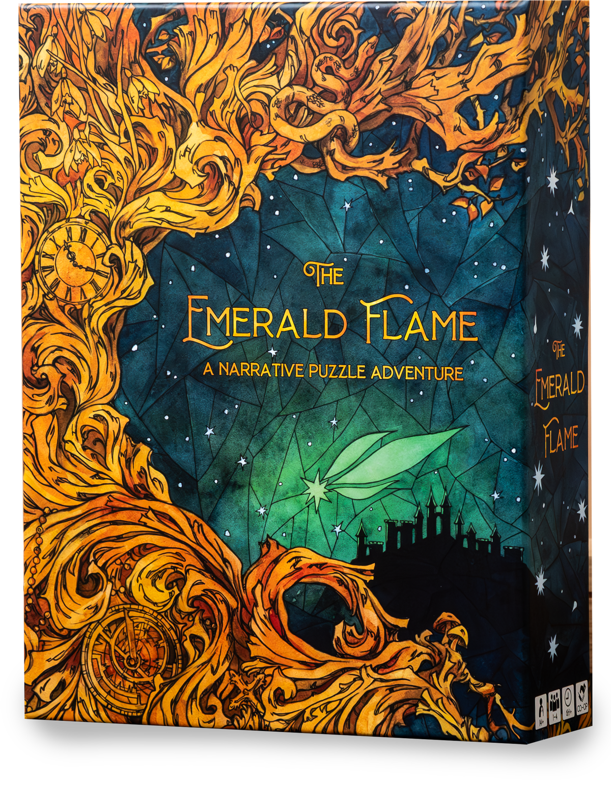 The Emerald Flame board game