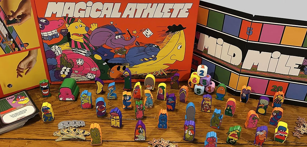 A hilarious roll and move racing game with a twist: draft absurd characters like Centaurs, Eggs, or Rocket Scientists, each with wild, game breaking abilities. Race multiple times on "mild" and "wild" tracks, earning points for top finishes. Perfect for 2–6 players, quick 20-minute sessions, and endless laughs. Ideal entry point for light, high-energy fun.



Why it belongs in your collection:

It’s a perfect “spice things up” game when your group wants something different from typical strategy games.