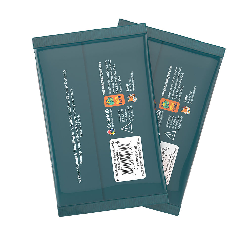 Sea Salt & Paper: Extra Pepper Card Game