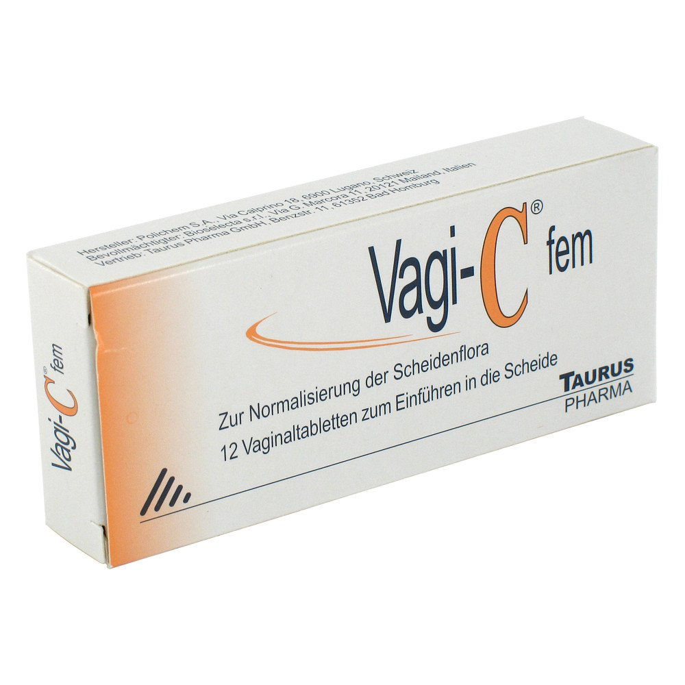 Vagi C vaginal tablets (12 tablets) x 2 boxes
