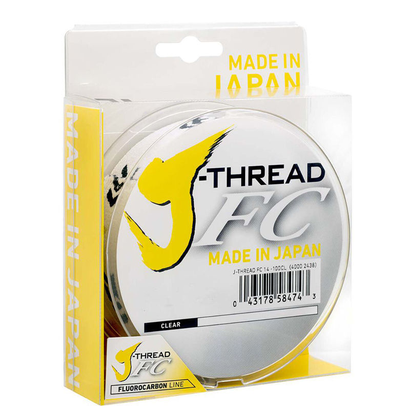 DAIWAJTHREAD Fluorocarbon Leader Fishing Line - Length:50M and 100M, Size:4-80lb