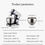 Thumbnail: 110V/220V Stand Food Mixers Kitchen Electric Food Blender Desktop Egg Whisk Crea