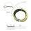Thumbnail: Aventik Three Colors Weight Forward Floating Fly Fishing Line With Welded Loops 
