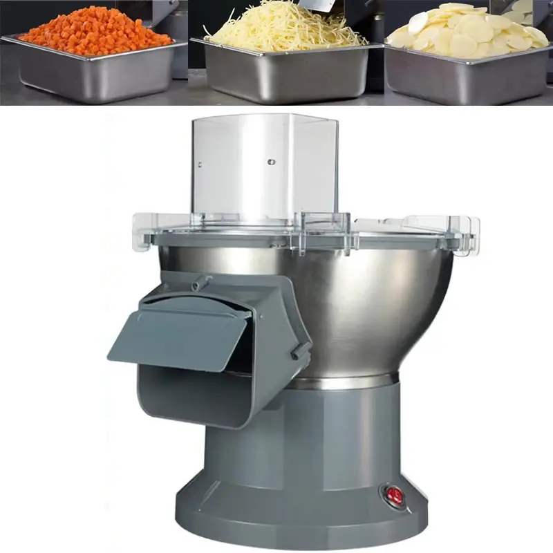 110V 220V Electric Slicer Commercial Automatic Vegetable, Carrot, Potato Chopper