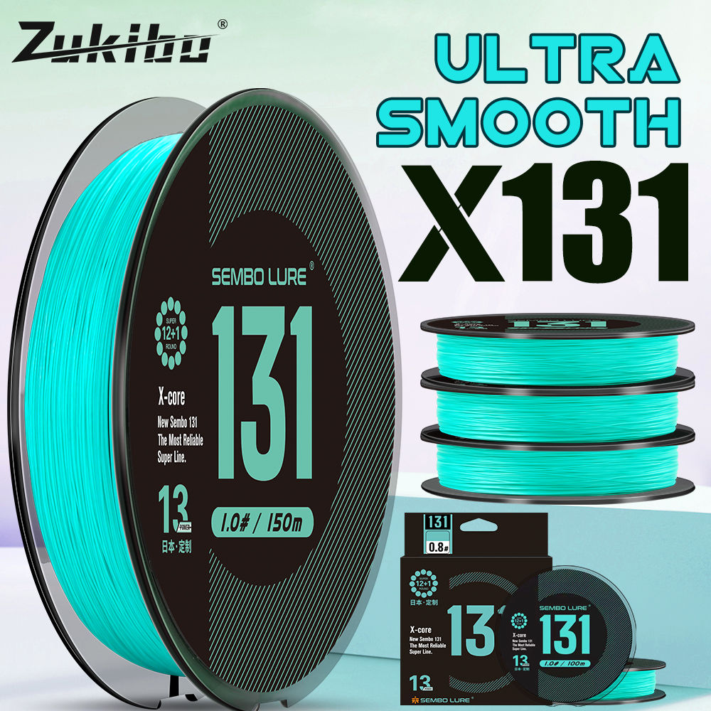 ZUKIBO X13 Japan Performance Multifilament PE Line Smooth Super 13 Strands Braid