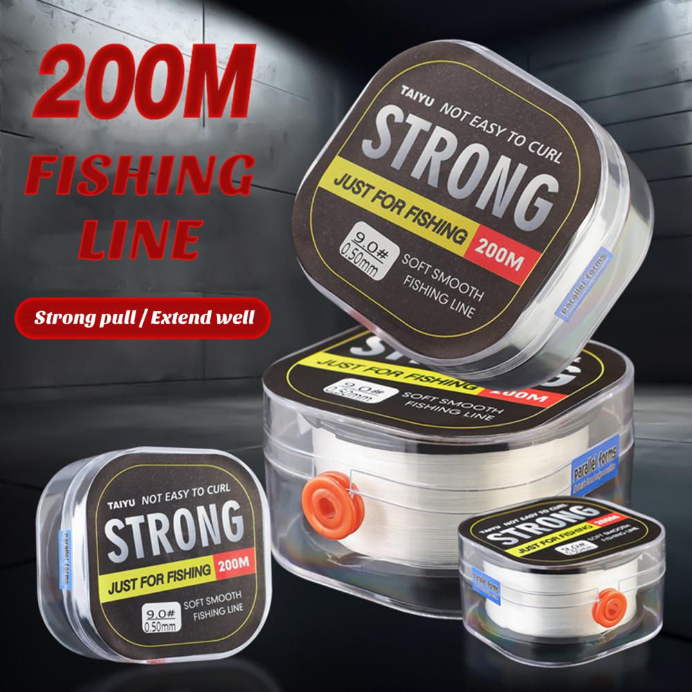 Super Soft Nylon Fishing Line 200m