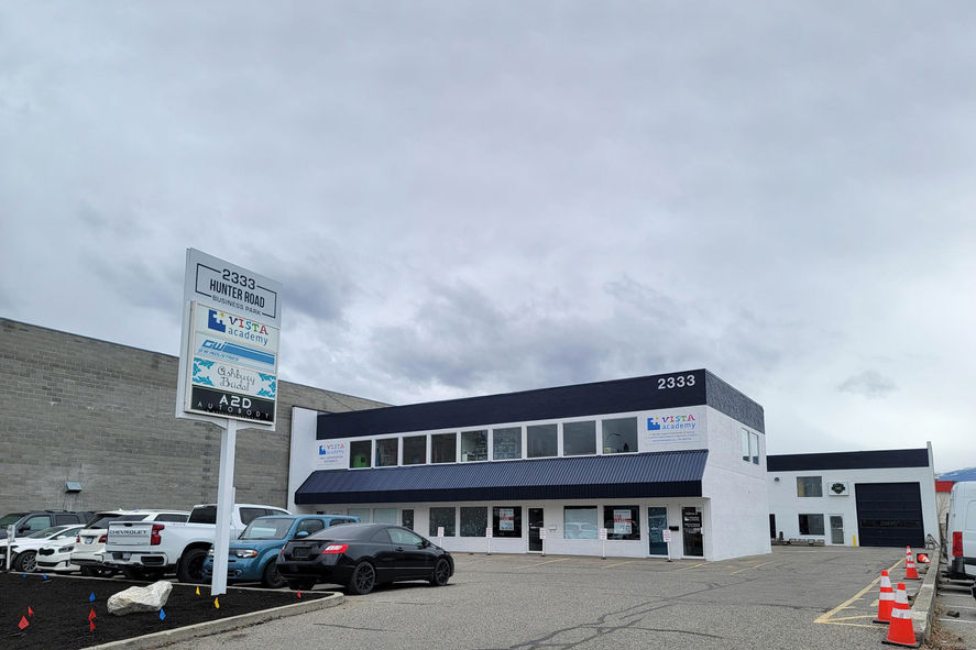 Hunter Road Business Park is made up of industrial and office space over two buildings at 2333 Hunter Road, Kelowna