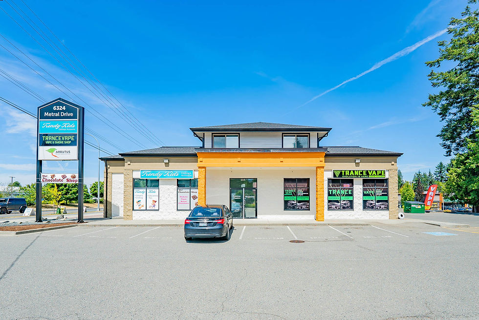 Metral Gate Plaza is a 6,204 SQFT freestanding retail building in Nanaimo.