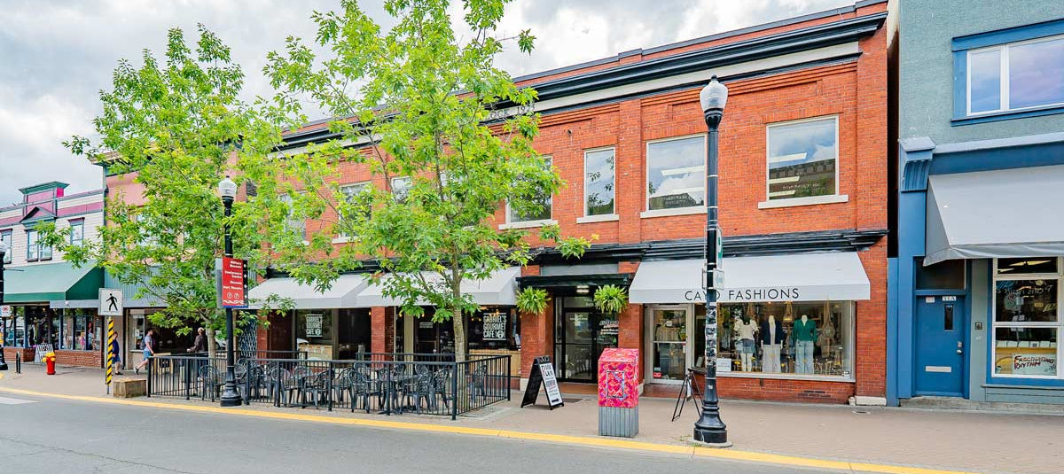 37 Commercial Street is a two-storey, mixed-used building in downtown Nanaimo