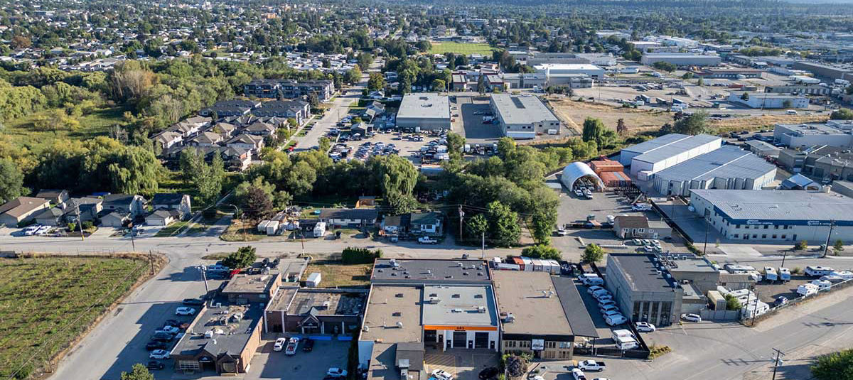 685 Finns Road is a two-storey industrial building located in Kelowna