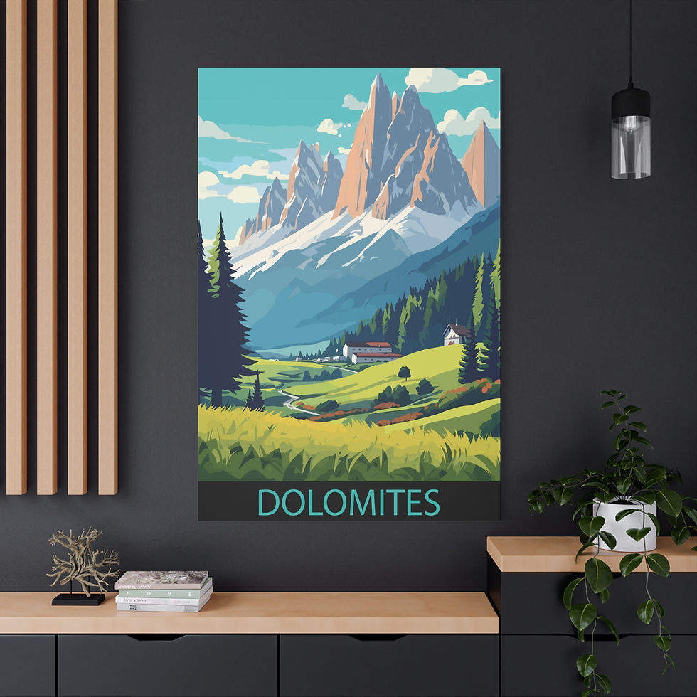 Thumbnail: Elegant Art Nouveau Matte Vertical Posters, Wall Decor,  Vintage Style Art Print
