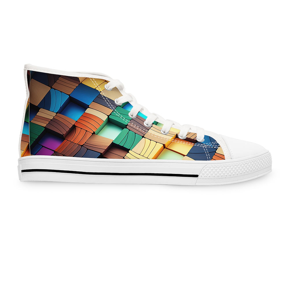 Thumbnail: Stylish Women's High Top Sneakers, Comfortable footwear, Casual daily wear