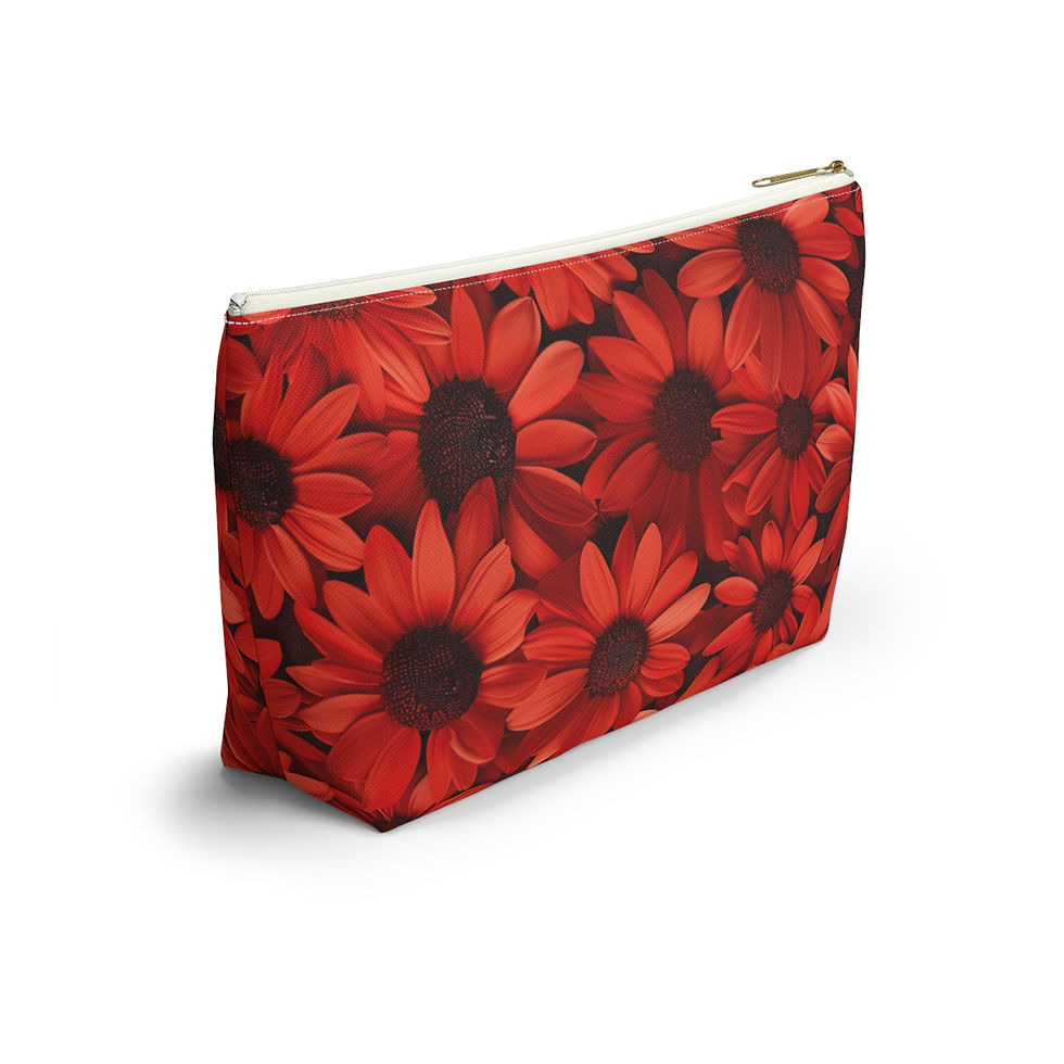 Thumbnail: Floral Accessory Pouch | Cute Makeup Bag, Gift for Her, Travel Toiletry Bag