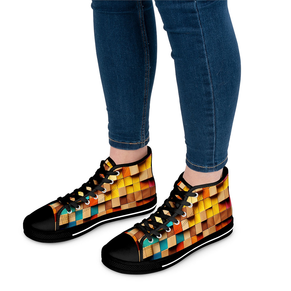 Thumbnail: Stylish Women's High Top Sneakers, Comfortable footwear, Casual daily wear