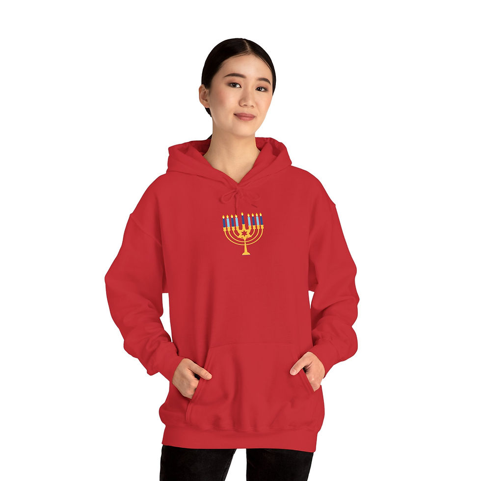 Thumbnail: Jewish-Themed Hoodie | Cozy Outdoor Sweatshirt for Nature Lovers, Unisex Apparel
