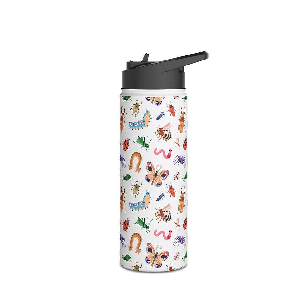 Thumbnail: Insects-Themed Water Bottle | Stainless Steel Bottle