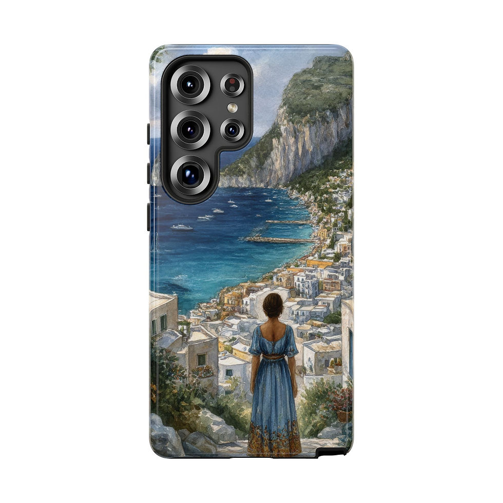 Thumbnail:  Mediterranean Phone Case — Vintage Village Floral Design