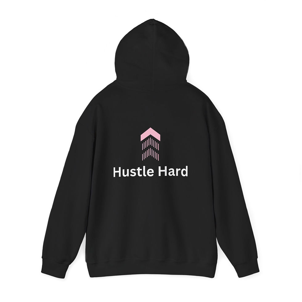 Thumbnail: Dream Big & Hustle Hard Motivational Unisex Hoodie | Positive Affirmations