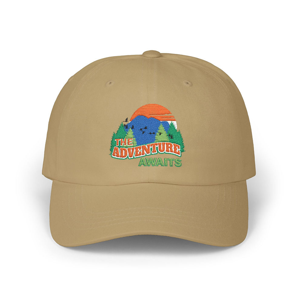 Thumbnail: Adventure Ready Classic Cap, Casual Baseball Hat, Father's Day Gift