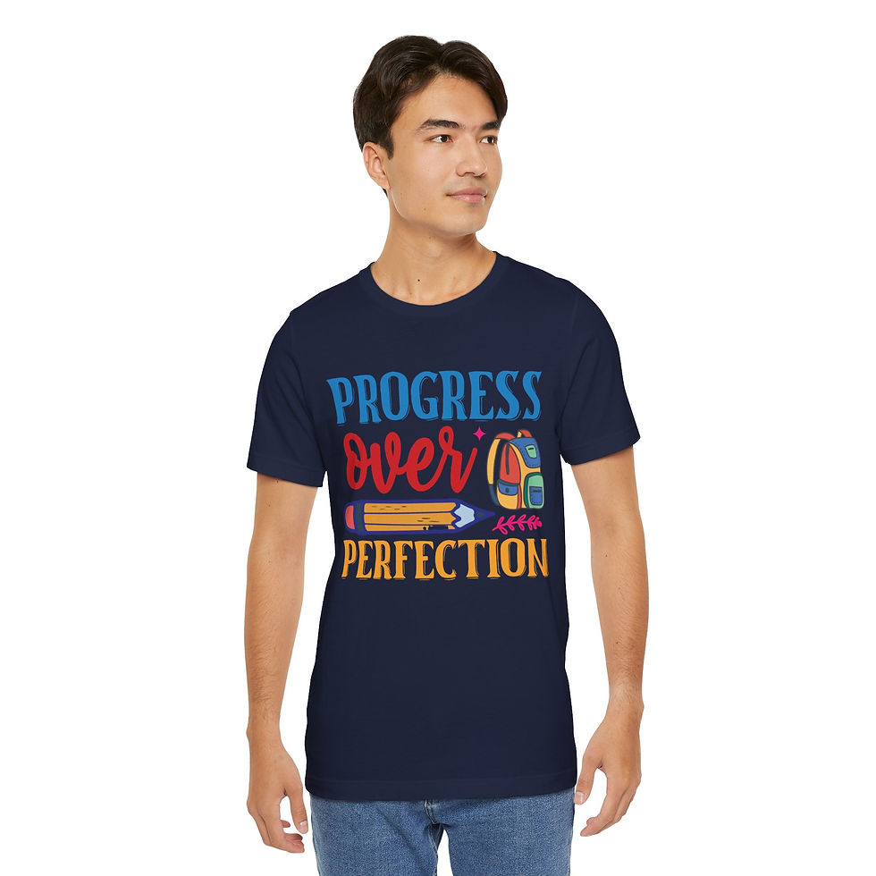 Thumbnail: Progress Over Perfection Shirt, Motivational Tee, Inspirational Graphic T-Shirt