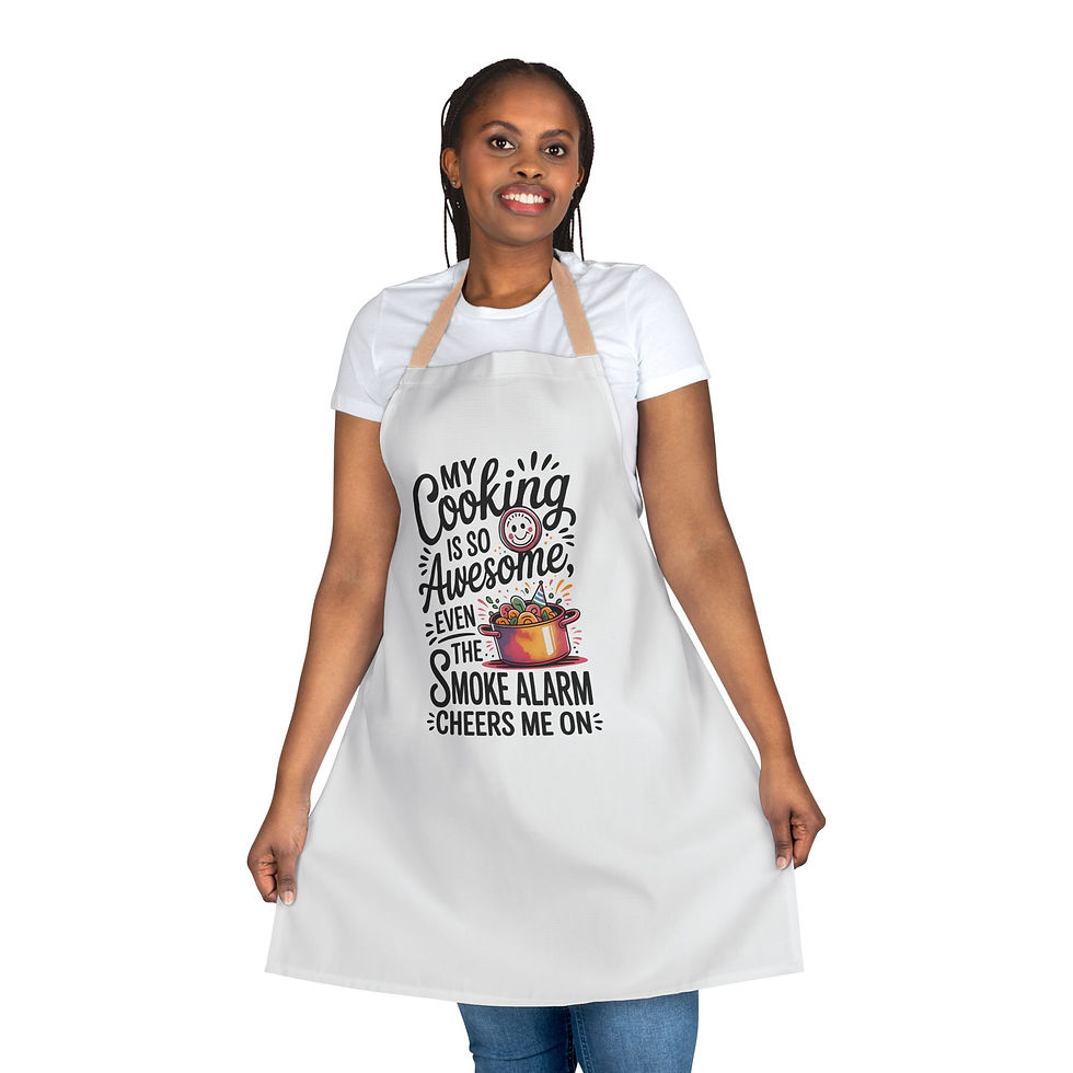 Thumbnail: Funny Cooking Apron, Festive Holiday Kitchen Gift, Chef Apron for Baking