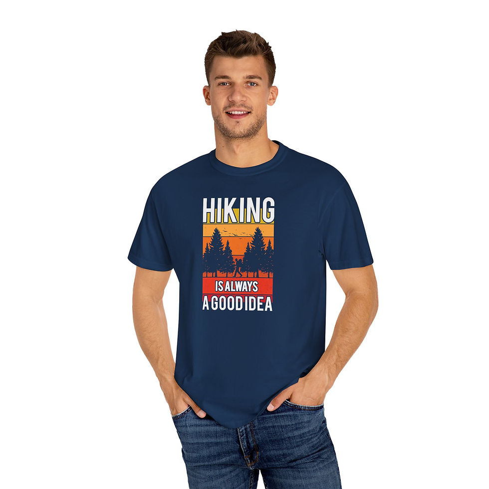 Thumbnail: Adventure Has No Limit Hiking T-Shirt, Unisex Outdoor Shirt, Gift for Hikers